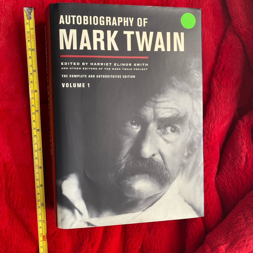 Autobiography of Mark Twain Volume 1 Book